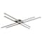 Dweled Parallax 42in LED Flush Mount 3-CCT 2700K-3000K-3500K Set to 3000K in Brushed Nickel FM-731 - alternate 1